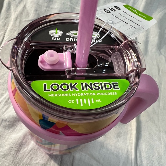 40 oz  Insulated Tumbler with Handle - Picture 5 of 11